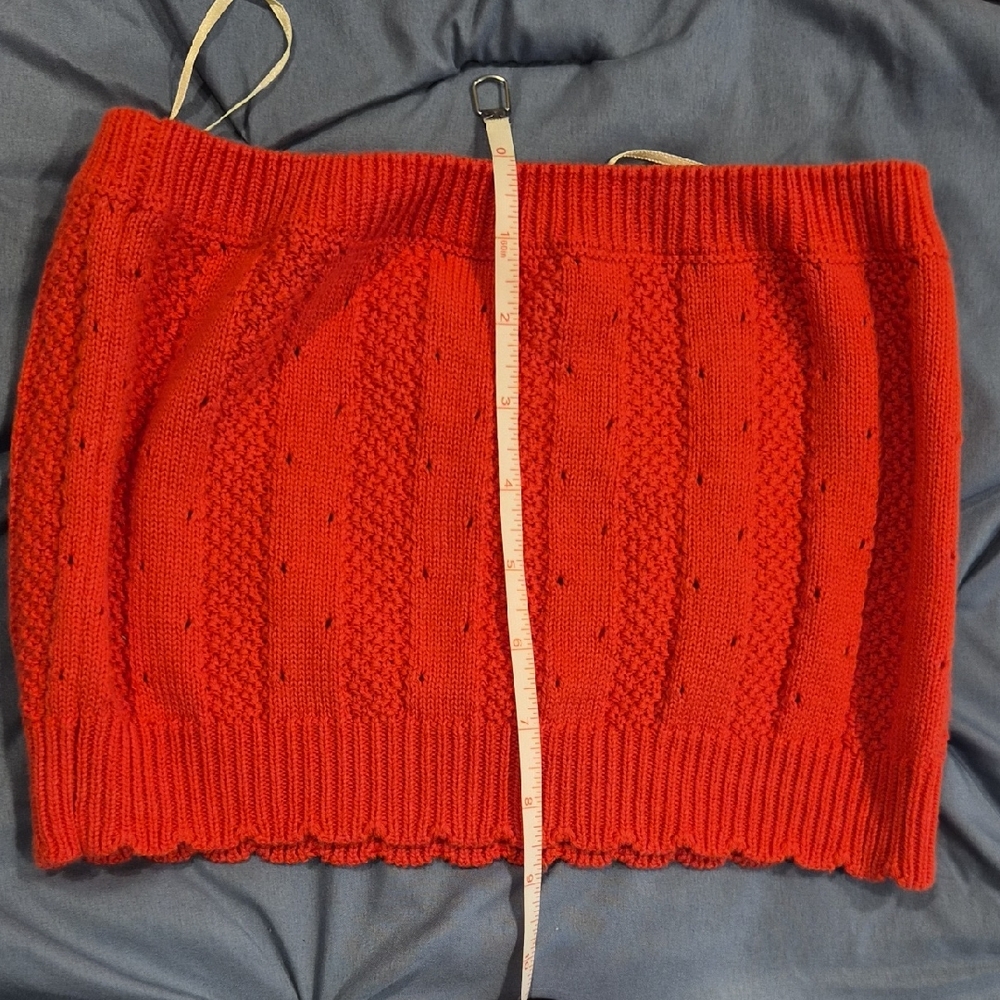 Double Zero Knit Tube Top.  Medium